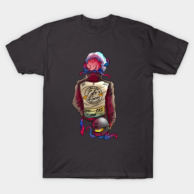 cafe racer biker T-Shirt by cesarmora456